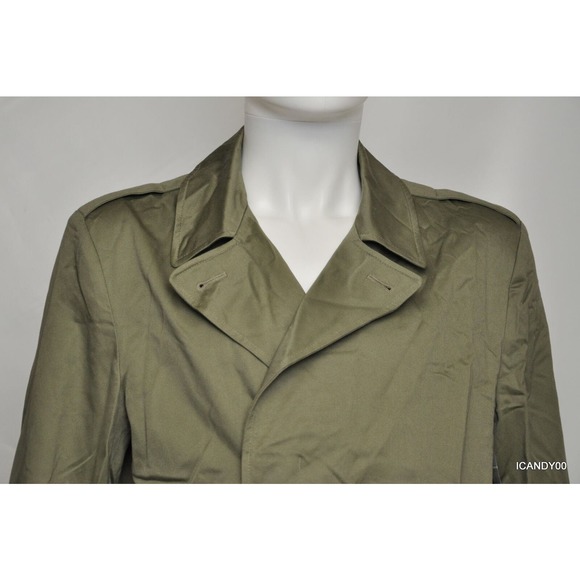 Marc Jacobs Men's Cotton Twill Coat Jacket M2111504 Moore Green L Nwt $598 - Picture 3 of 10